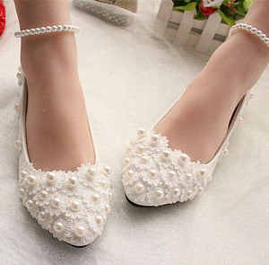 pearl shoes for wedding