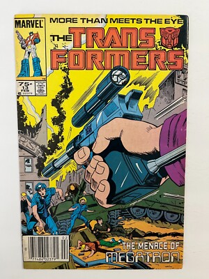 The Transformers #13 Marvel Comics 1986 FN