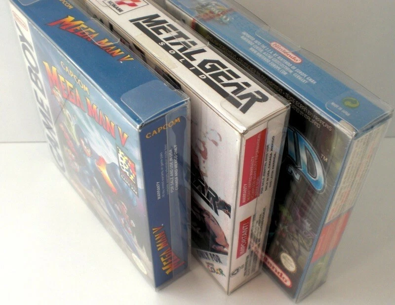 5 x Game Boy / Color / Advance Game Box Protectors | Thick Clear Display Cases - Image 3 of 4