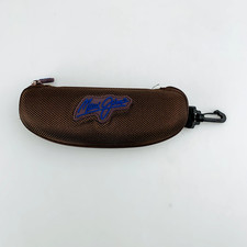 Maui Jim Sunglasses Eyeglasses Case Only Hardcase Brown Ballistic Nylon Clip Sm