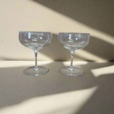 Saint-Louis Crystal Champagne Coupe Set of 2