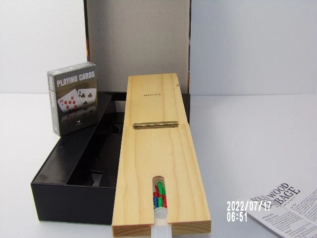 Cardinal Solid Wood Cribbage Folding 3 Track Board with Cards Complete NEW W/O/P - Image 4 of 4