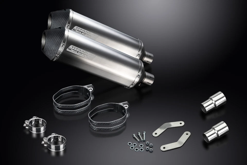 Комплект выхлопного глушителя титановый Triumph Speed Triple R 1050 2012-2016 13,5 дюйма X-Oval - Изображение 3 из 4