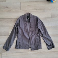 VINTAGE Volcom Jacket Zip-up Size M Grey Workwear Vintage Early 2000's