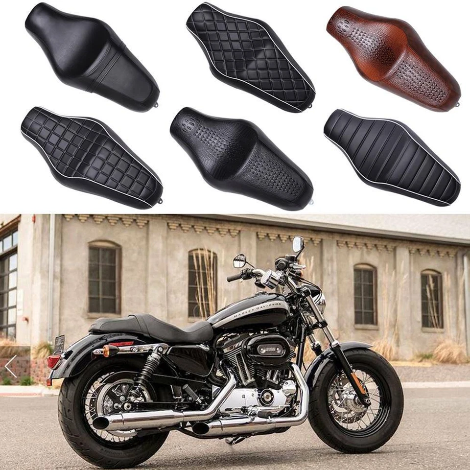 Sillín de asiento trasero y conductor de 28" para Harley Forty-eight 2010-2016 Foto 3 de 4