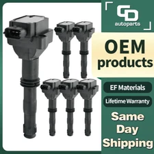 UF346 6 Ignition Coil for 99-01 Porsche 911 3.4L 97-02 Boxster 2.5L 2.7L 3.2L H6