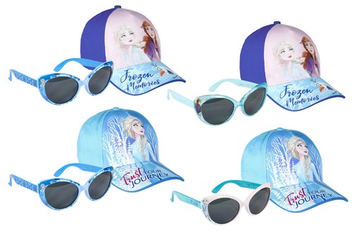 Disney Frozen 2 - Set Mare 2pz Cappello con Visiera e Occhiali da sole -  Bambina | eBay