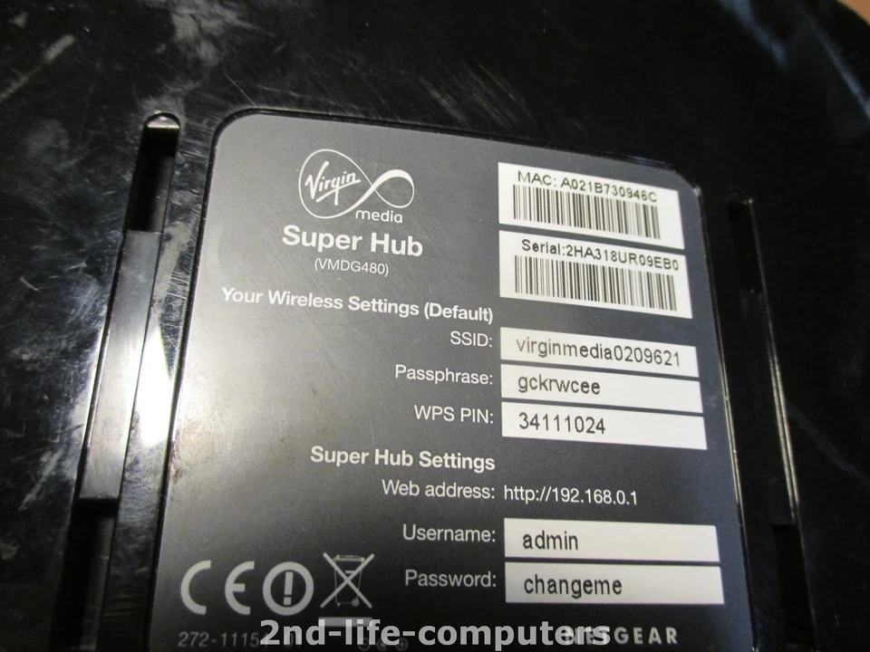 NETGEAR VMDG480 Virgin Media Modem Wireless Router Super Hub BNIB - EXCL PSU - Bild 3 von 3