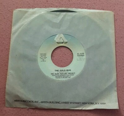 The Alan Parsons Project 45 Time / The Gold Bug 1980 Arista AS 0598 ex