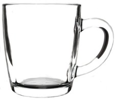 Personalised Large Latte, Cappuccino Glass Coffee Cup, Mug, Any Message Engraved