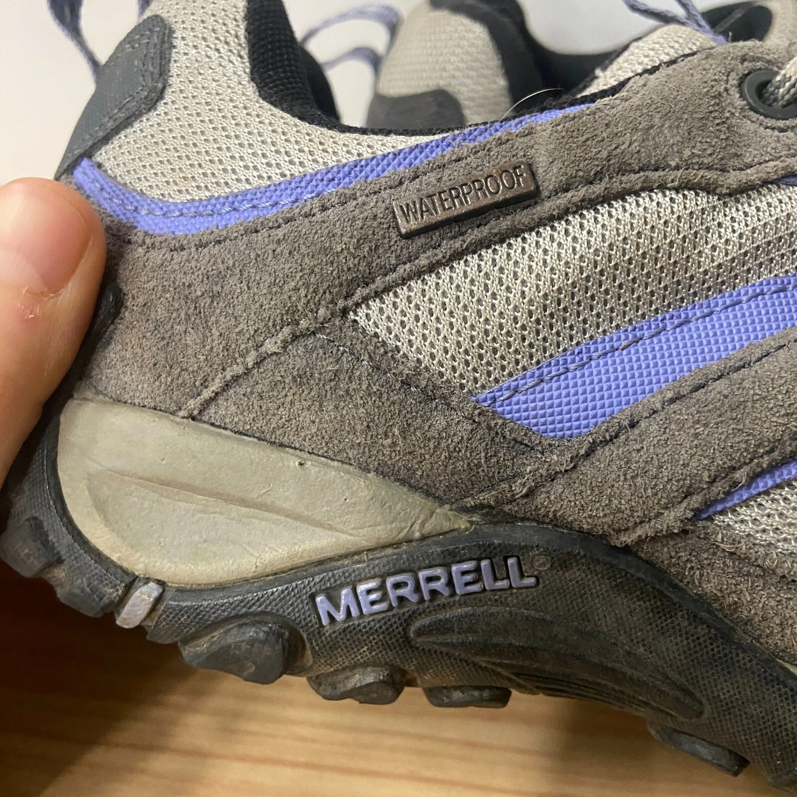 merrell castle rock periwinkle waterproof gorpcore y2k shoes
