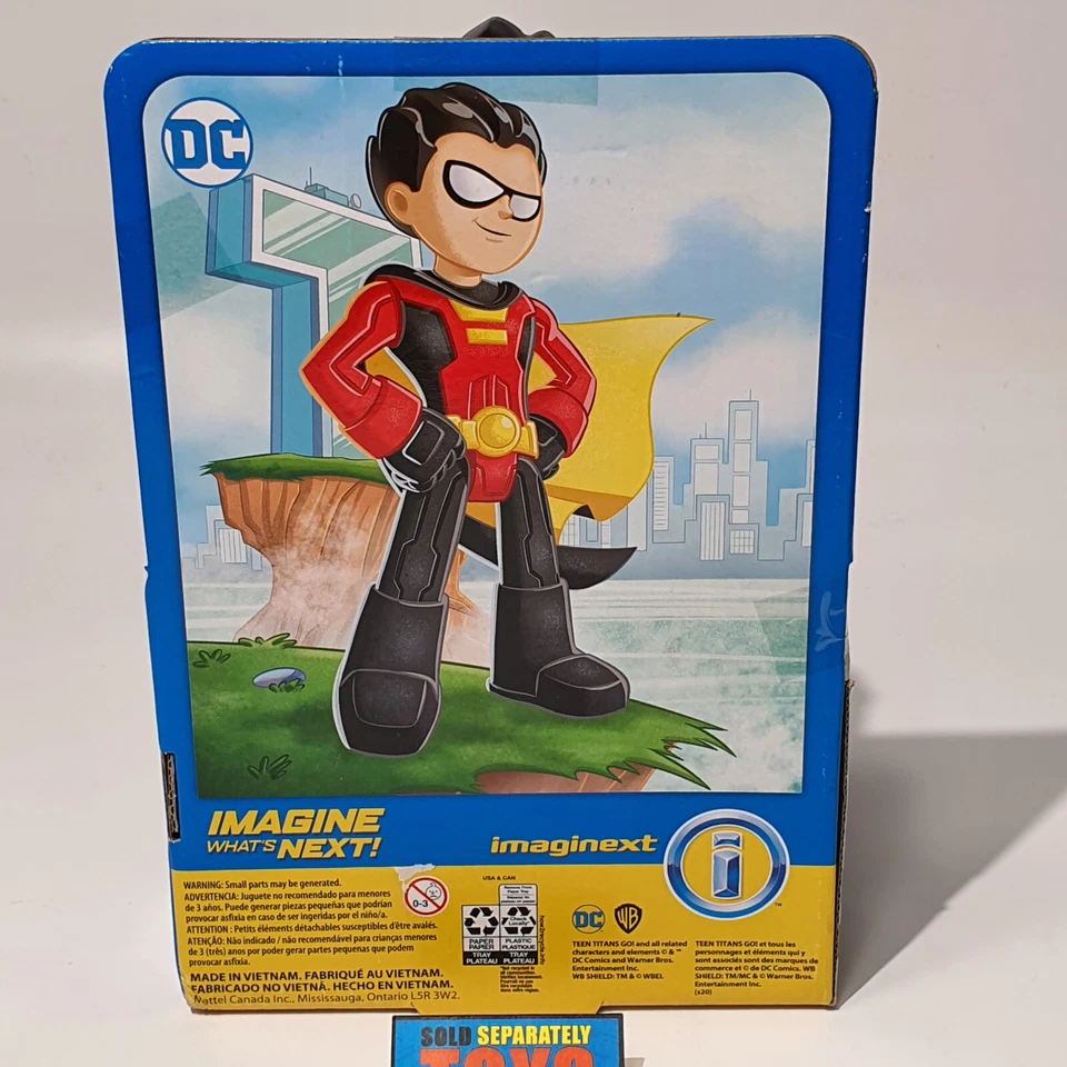 Фигурка Imaginext XL ROBIN Teen Titans Go НОВАЯ запечатанная большой гигант DC - Изображение 3 из 4