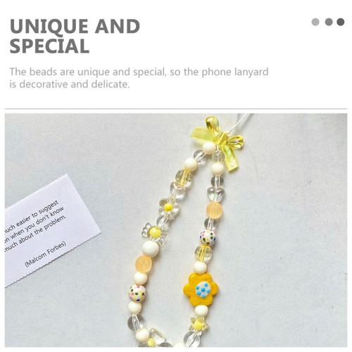 Set of 2 Dekoration Der Blumenbogenkette Telefon Telefon-Charm-Perlen - Zdjęcie 8 z 12