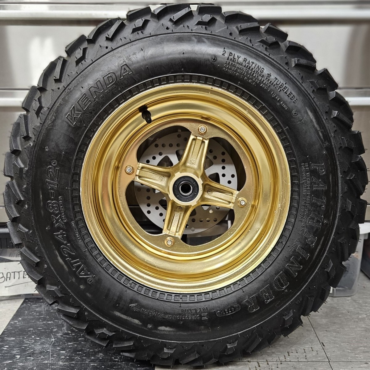 1985 YAMAHA TRI-Z 250 Front Wheel Rim NEW TIRE Hub Brake NEW