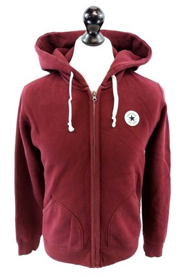 burgundy converse hoodie