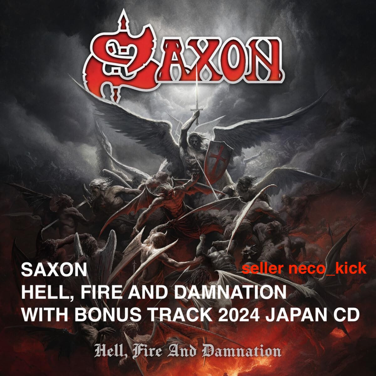 11B SAXON HELL, FIRE AND DAMNATION WITH BONUS TRACK 2024 JAPAN CD