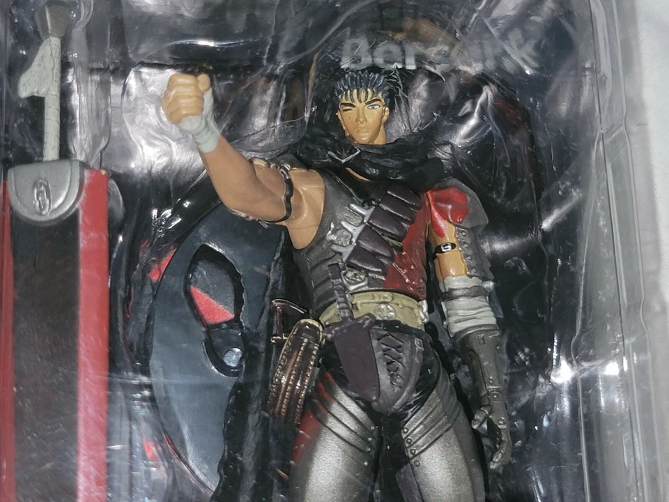NUEVA Mini Figura Berserk Espadachín Negro Magun SELLADA Vol 4 Arte de Guerra Guts -Leer Foto 3 de 4