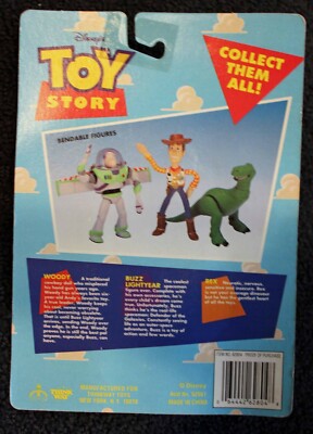 Toy Story Rare 1995 Thinkway WOODY Bendable Figure! | eBay