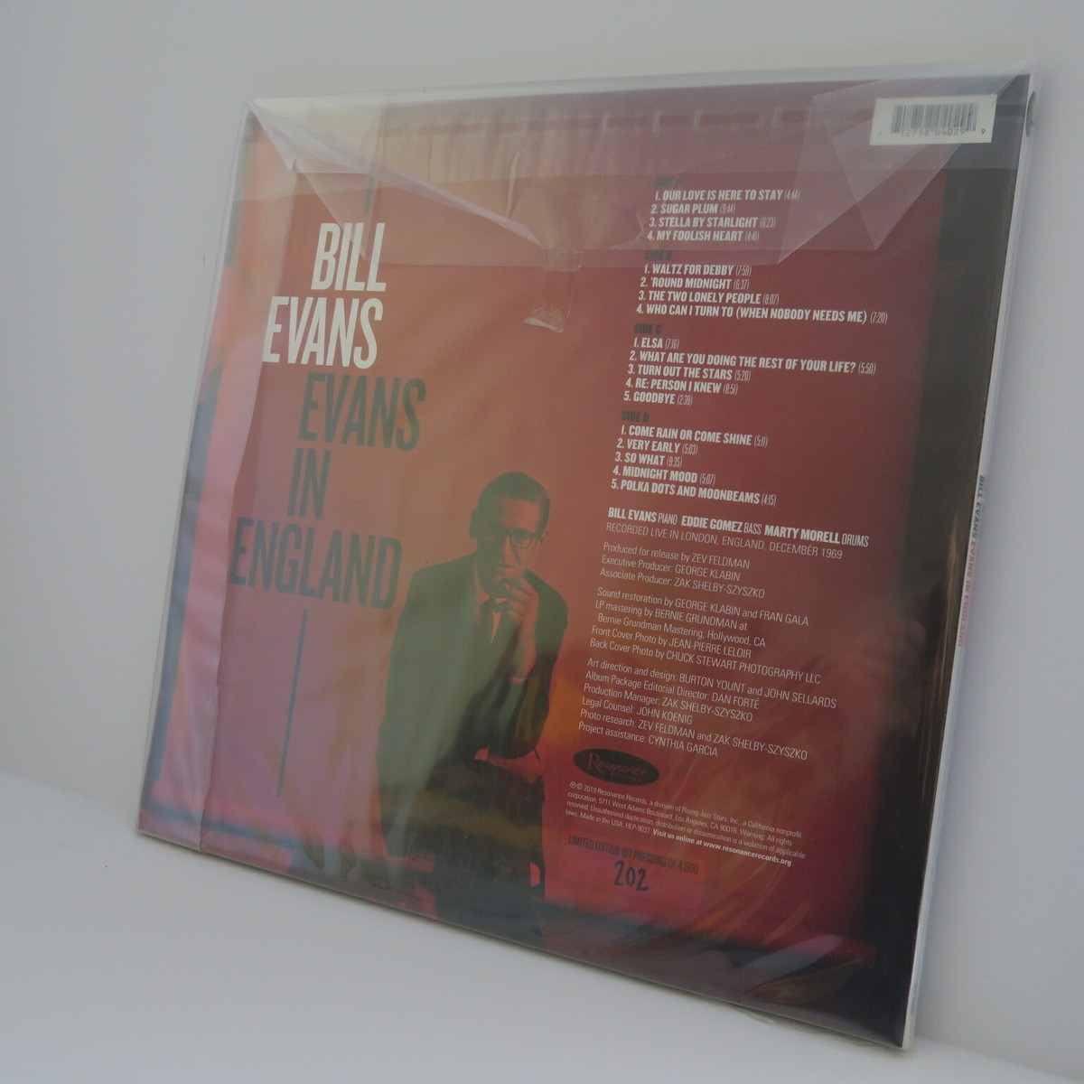 RARE BILL EVANS - Evans In England - 2LP VINYL RECORD STORE