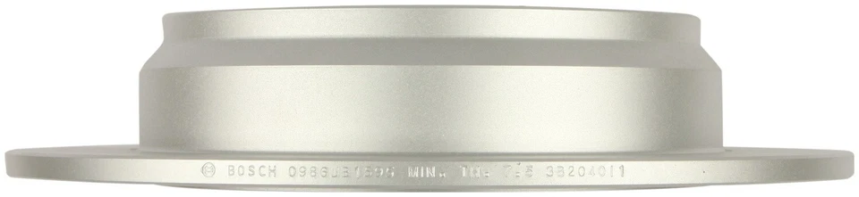 Rotor de freno de disco trasero QuietCast Bosch 2007-2012 Acura RDX 2008 2009 2010 Foto 4 de 4