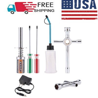 HSP RACING SPARE PARTS Starter Set Glow Plug Igniter Fr HSP 1/8 1/10 RC Car I1M5