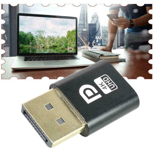 DP Virtual Display Adapter Displayport Dummy Plug Headless new U5Y2 - Photo 6/6