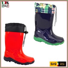 G&G Bamby Stivale Pioggia Bambini in Polivinilcloruro (PVC) Made in Italy