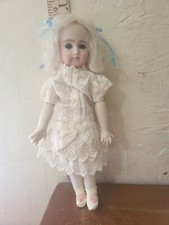 Vintag Doll Artist French All Bisque Doll 9"
