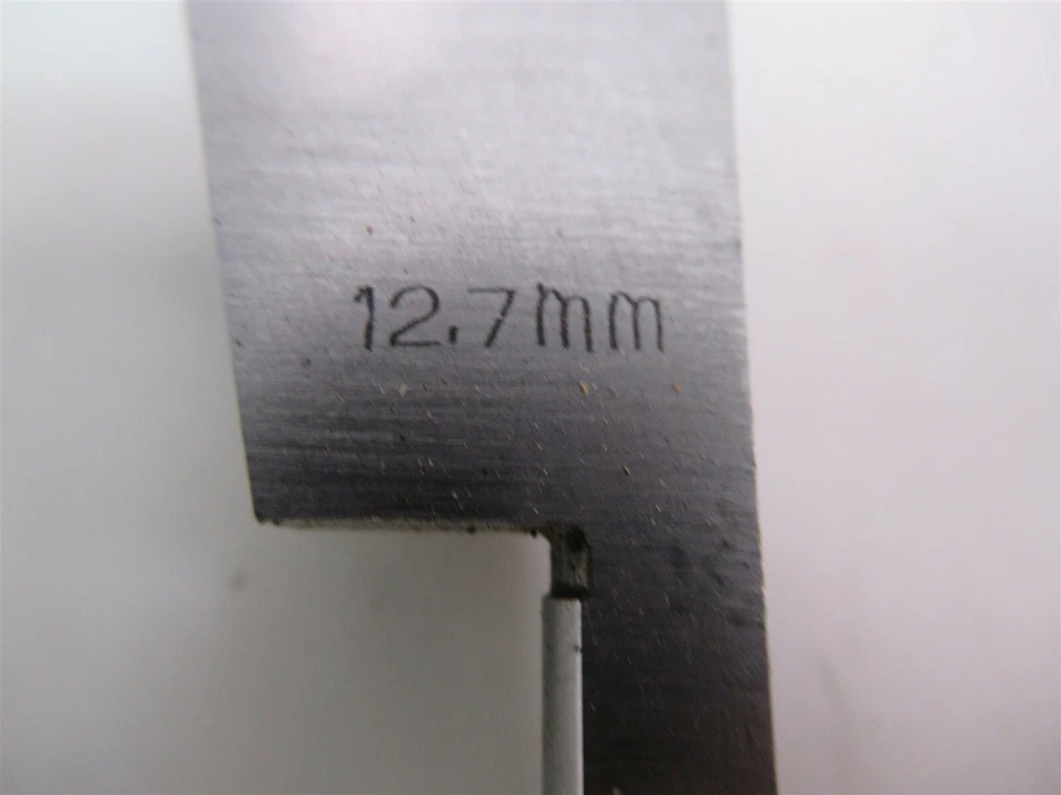 0" to 24" Vernier Caliper Stainless Steel Hardened 12.7mm 0.5in w/ Wood Case - Image 3 of 4