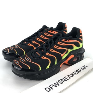 Nike Air Max Plus TN Size 4.5Y / WMS 6 Black Orange Running Shoes 655020-084 New | eBay