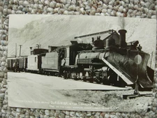 RPPC-COLORADO-CO-D&RGW NARROW GAUGE TRAIN-RAILROAD-RIO GRANDE-SAN JUAN-SANBORN