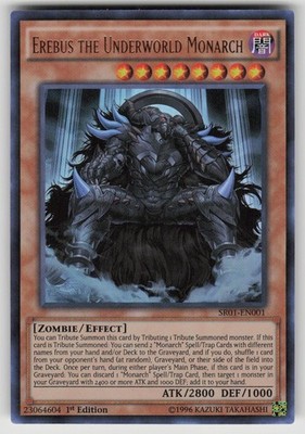 Erebus the Underworld Monarch SR01-EN001 Ultra Rare Yu-Gi-Oh Unlimited NM