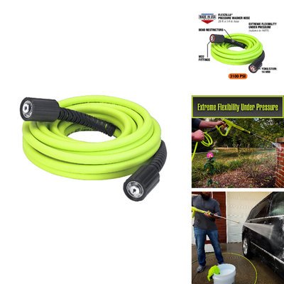 #ad #ad Legacy Manufacturing Flexzilla Pressure Washer Hose M22 Fittings 1 4 In. X 25 $53.16