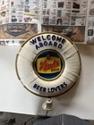 Vintage 1960's Nautical Stroh's Beer Sign W/Brass Bell "Welcome Aboard Beer...