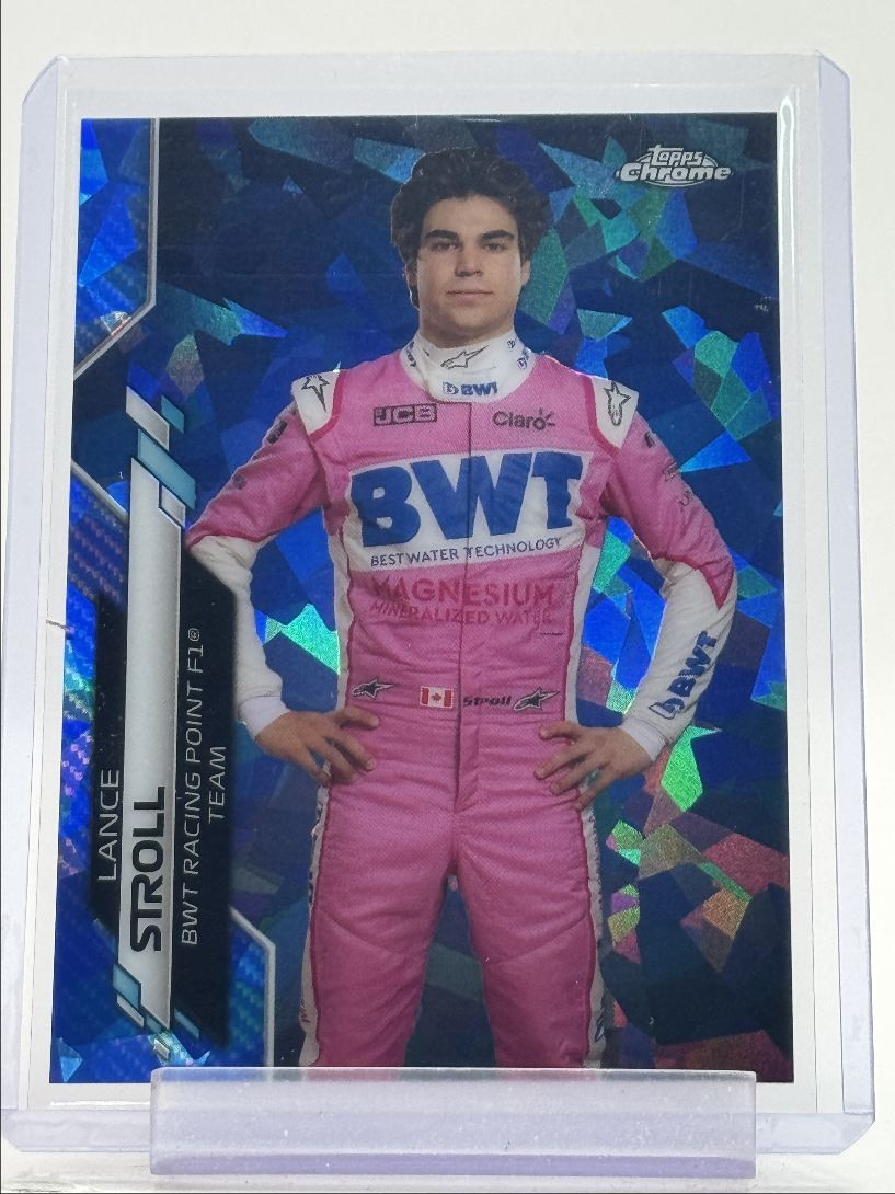 LANCE STROLL 2020 TOPPS CHROME F1 SAPPHIRE REFRACTOR BWT #14 Q3694