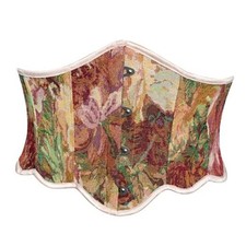 Corset Belt for Women Vintage Renaissance Floral Underbust 6 Red Painting