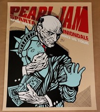 Pearl Jam Poster Uniondale 2003 Show Edition Art By Ames