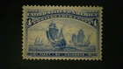 U S Stamps Scott 233 four cent Columbian mint PSE certificate cv 55.00
