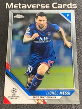 2021-22 Topps Chrome UEFA #100 Lionel Messi Paris Saint-Germain