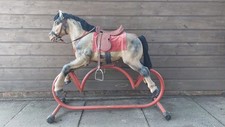 Vintage Triang tin-plate Rocking Horse circa 1950's.