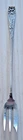 GORHAM Sterling COCKTAIL FORK - GOTHIC BAT PATTERN #3 RARE & UNUSUAL