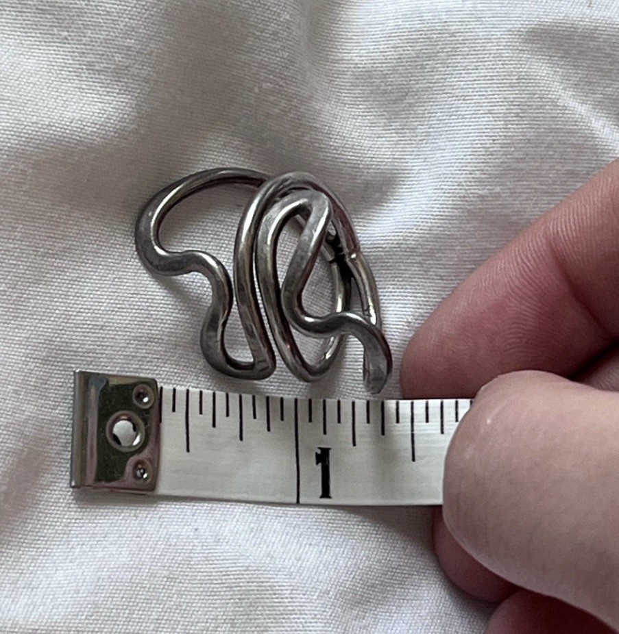 Silver Artesan Unique Handmade Ring - image 4