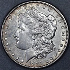 1891-CC $1 MORGAN SILVER DOLLAR KM# 110 Grade:  AU+ A6145