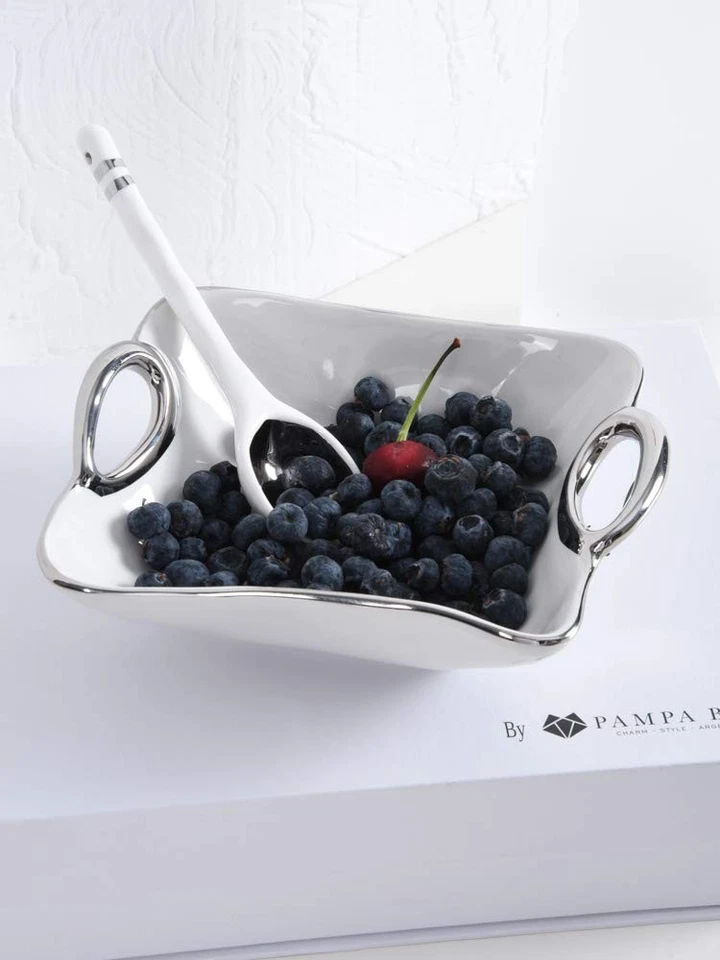 Get Gifty Bowl & Spoon Set, Handles Design - Image 4 of 4