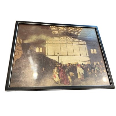 VTG Karl Karger Arrival at Vienna Station Framed Print Austrian Railway Scene