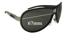 SFx Replacement Sunglass Lenses fits Gucci GG1566/S - 67mm Wide