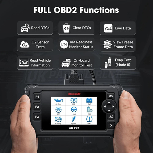 iCarsoft CR PRO PLUS + 2025 ENHANCED Car Diagnostic Tool | Official UK Outlet - Picture 8 of 11