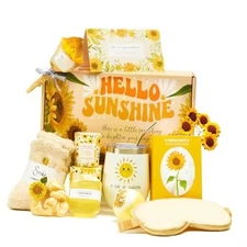 Sunflower Gifts for Women, Sending Sunshine Gift Basket, Get Well Soon for 