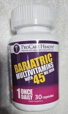 Bariatric Multivitamins With 45 MG Of Iron