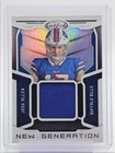 JOSH ALLEN 2018 CERTIFIED NEW GENERATION PATCH ROOKIE MIRROR RC Q0495